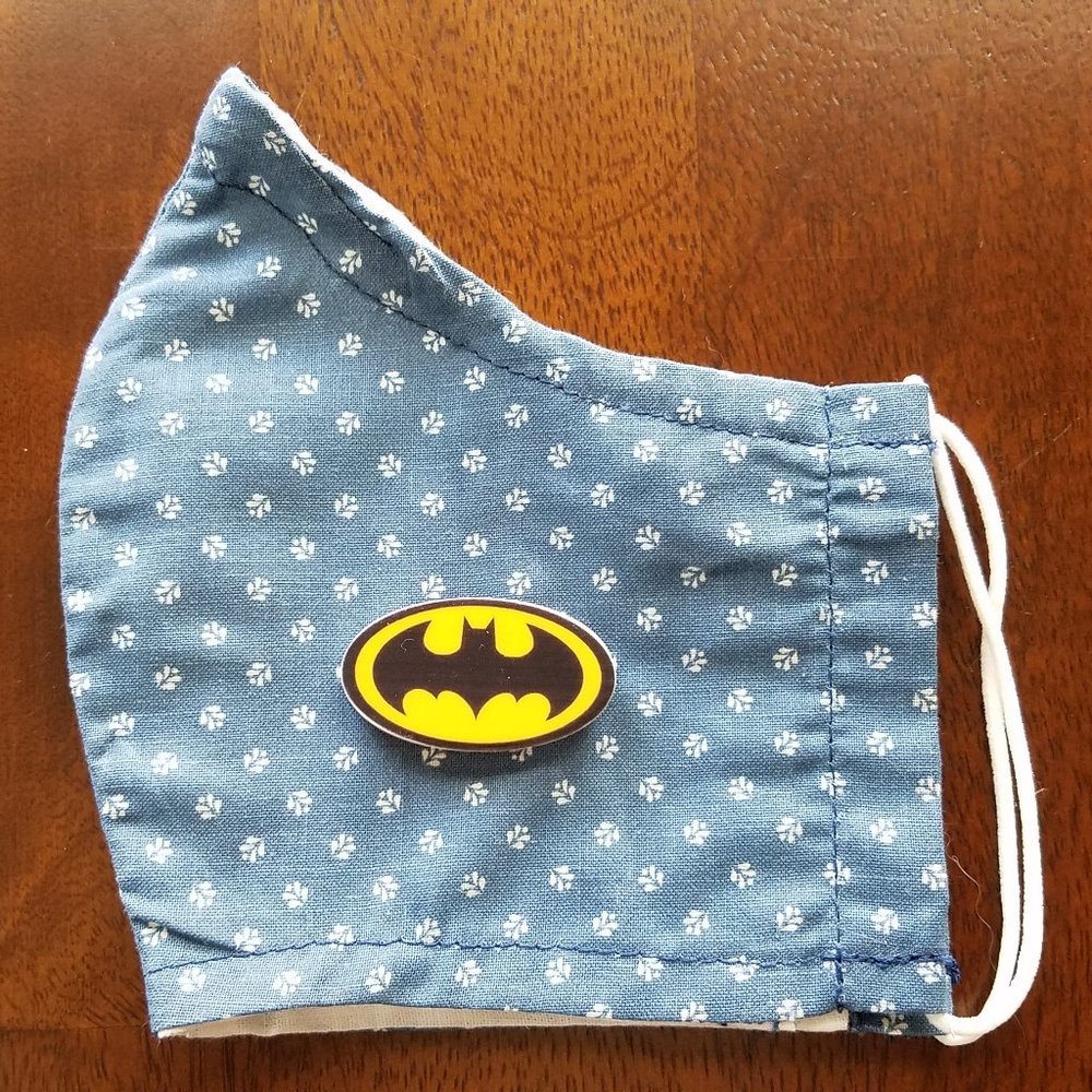 Face Mask ADULT Removable BATMAN